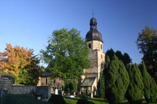 Kirche Drackendorf mit Friedhof