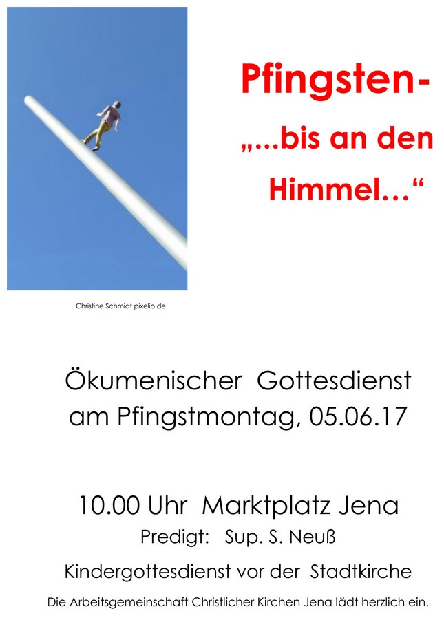 Pfingsten 2017 Plakat