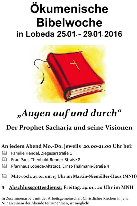 Plakat Ökumenische Bibelwoche Korrektur
