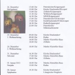 Weihnachtsgottesdienste 2011 2
